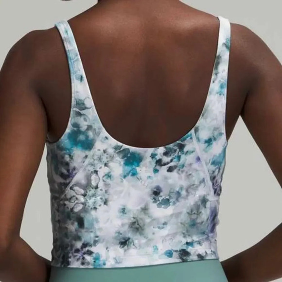 Lululemon Align Tank Kaleidofloral Blue White Size 0 - Picture 2 of 5